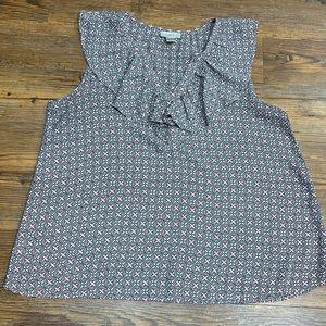 Loft sleeveless blouse